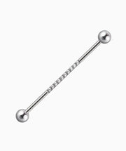 Classic Simple Industrial Barbell - Stainless Steel - Industrial - Oumo Jewelry