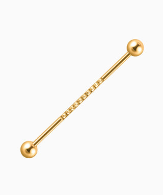 Classic Simple Industrial Barbell - OumoJewelry