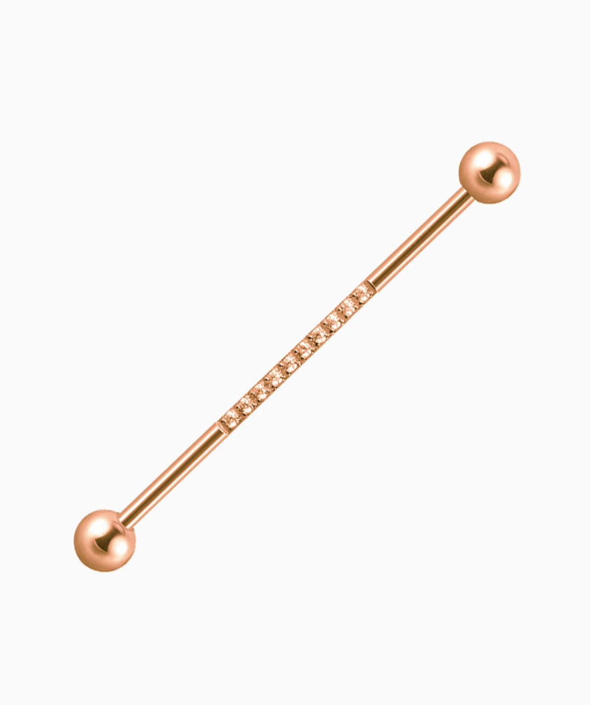 Classic Simple Industrial Barbell - Stainless Steel - Industrial - Oumo Jewelry