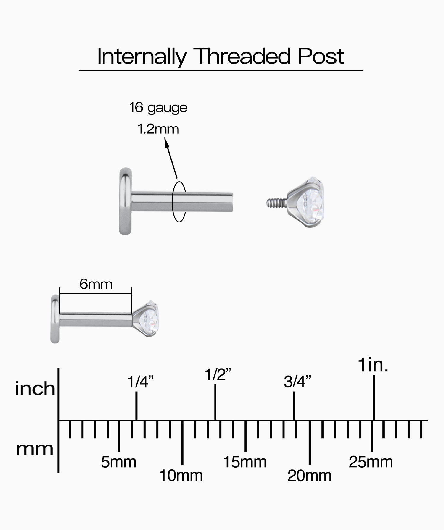 Titanium Basic Stud