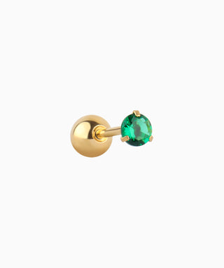 Green Gem Stud - OumoJewelry
