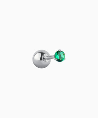 Green Gem Stud - OumoJewelry