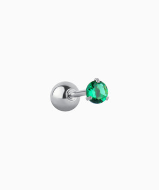 Green Gem Stud - OumoJewelry