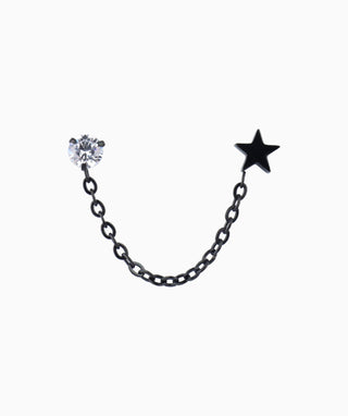 Shining Star Chain Earrings - OumoJewelry
