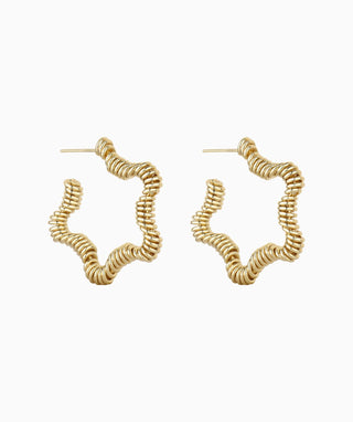 Celestial Star Hoop - OumoJewelry