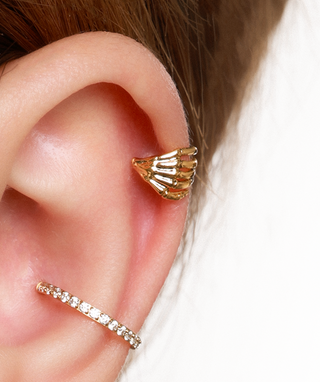 Bone Palm Stud - OumoJewelry