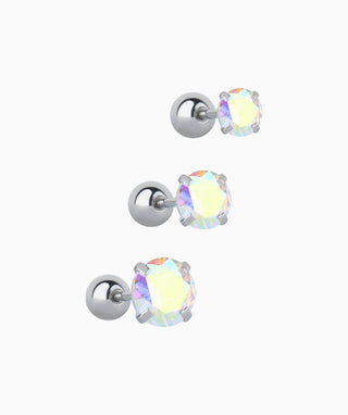 Basic Colorful Gem Stud - OumoJewelry