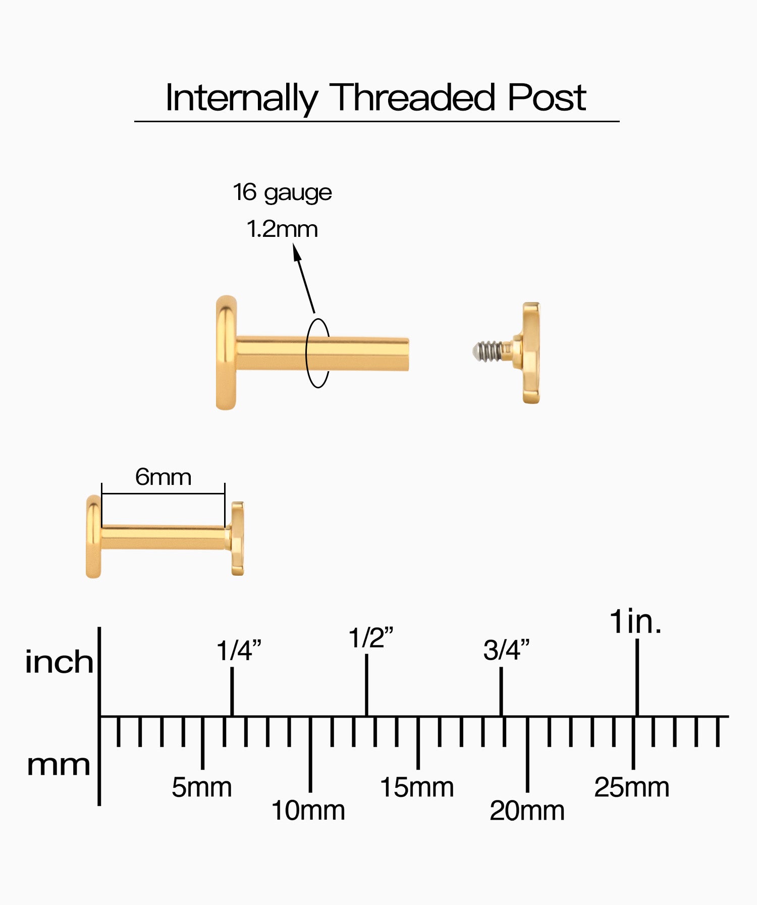 Crescent Stud