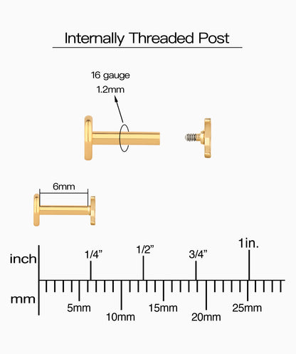 Crescent Stud