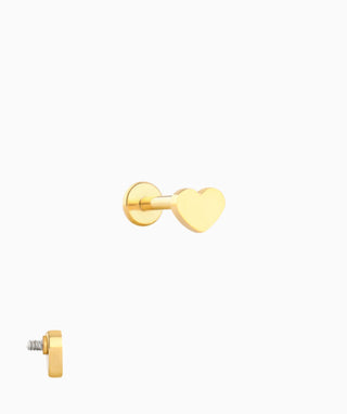 Classic Love Flatback Stud - OumoJewelry