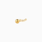 Simple Stud - Stainless Steel - Upper Lobe, Helix, Flat - Oumo Jewelry
