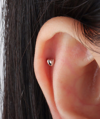 Mini Heart Stud - OumoJewelry