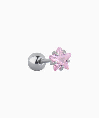 Pink Star Stud - OumoJewelry