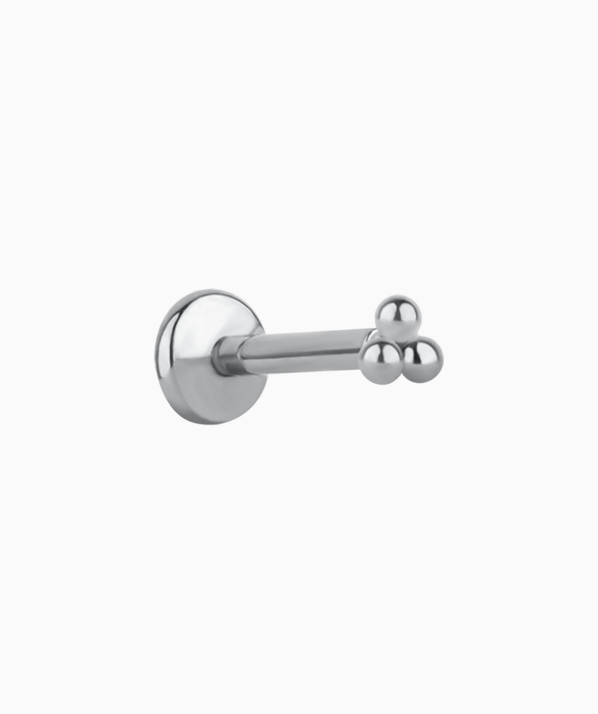 Basic Flatback Stud - Stainless Steel - Helix, Forward Helix, Upper Lobe - Oumo Jewelry