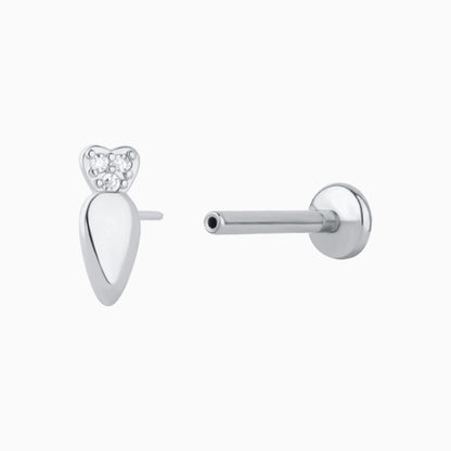 G23 Titanium Cute radish stud - OhmoJewelry