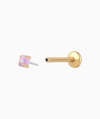 Charm Opal Flatback Stud - OumoJewelry