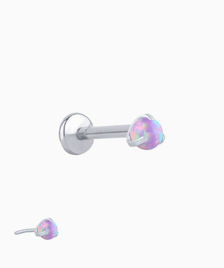 Charming Opal Ball Flatback Stud - OumoJewelry