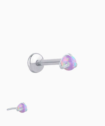 Charming Opal Ball Stud