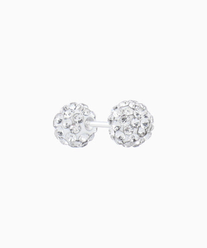 Sparkling Disco Ball Stud