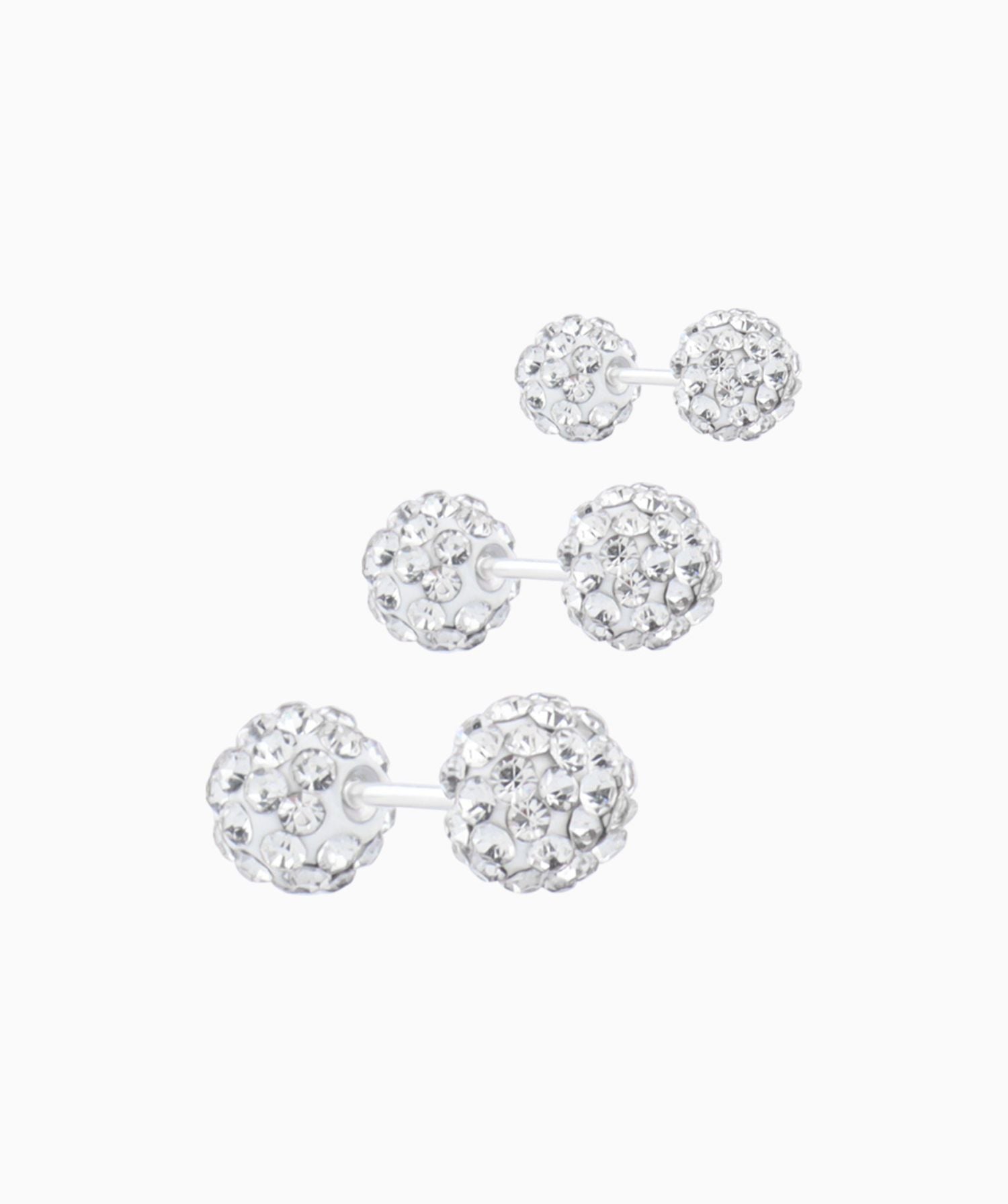 Sparkling Disco Ball Stud