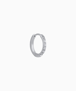 Basic Sparkling Hoop - OumoJewelry