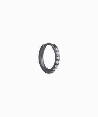 Basic Sparkling Hoop - OumoJewelry