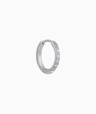Basic Sparkling Hoop - OumoJewelry