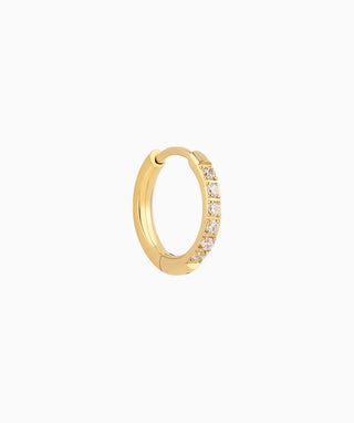 Basic Sparkling Hoop - OumoJewelry