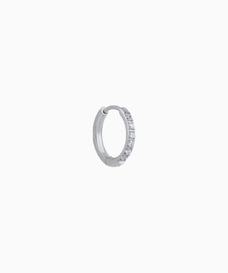 Basic Sparkling Hoop - OumoJewelry