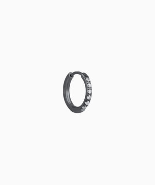 Basic Sparkling Hoop - OumoJewelry