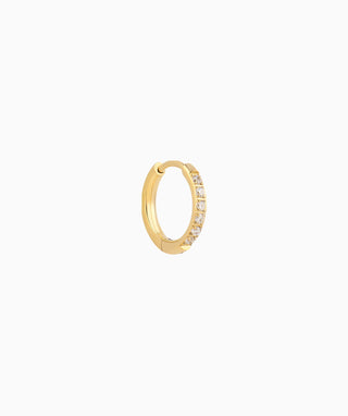 Basic Sparkling Hoop - OumoJewelry