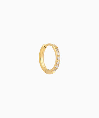 Basic Sparkling Hoop - OumoJewelry