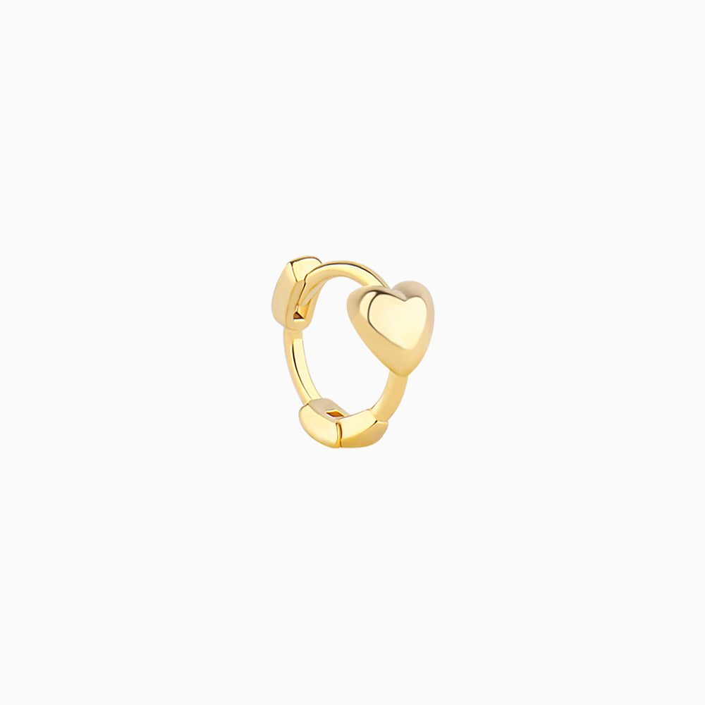 Heart Helix Hoop - OhmoJewelry