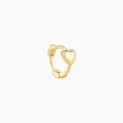 Heart Helix Hoop - Stainless Steel - Helix - Oumo Jewelry