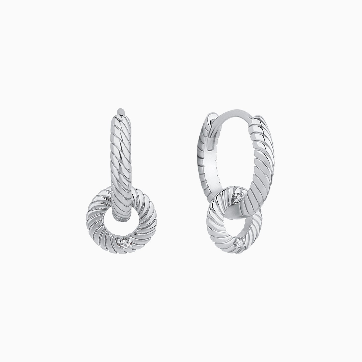 Donut Hoop Earrings - OhmoJewelry