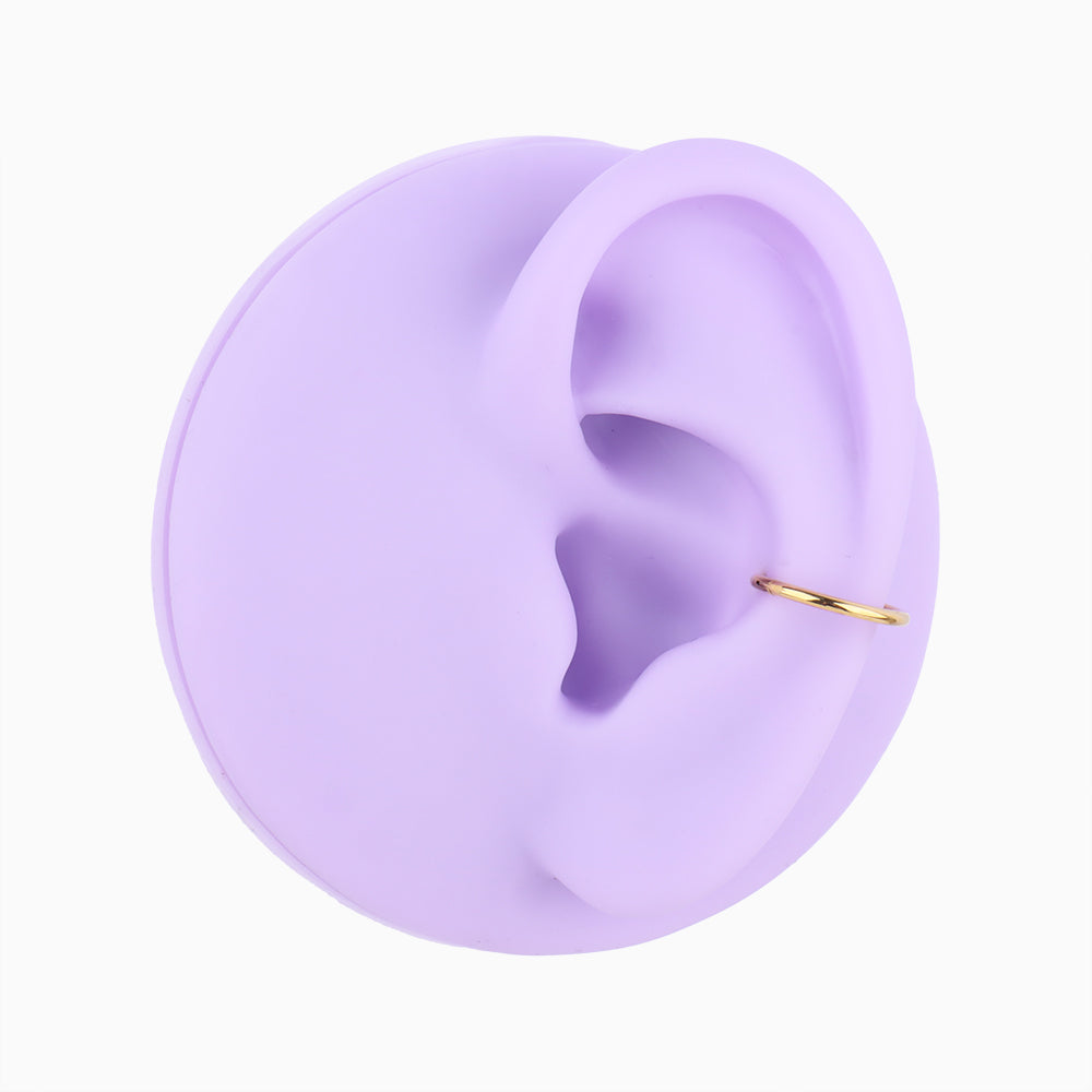 Basic Hoop Clicker - Stainless Steel - Lobe, Upper Lobe, Helix - Oumo Jewelry