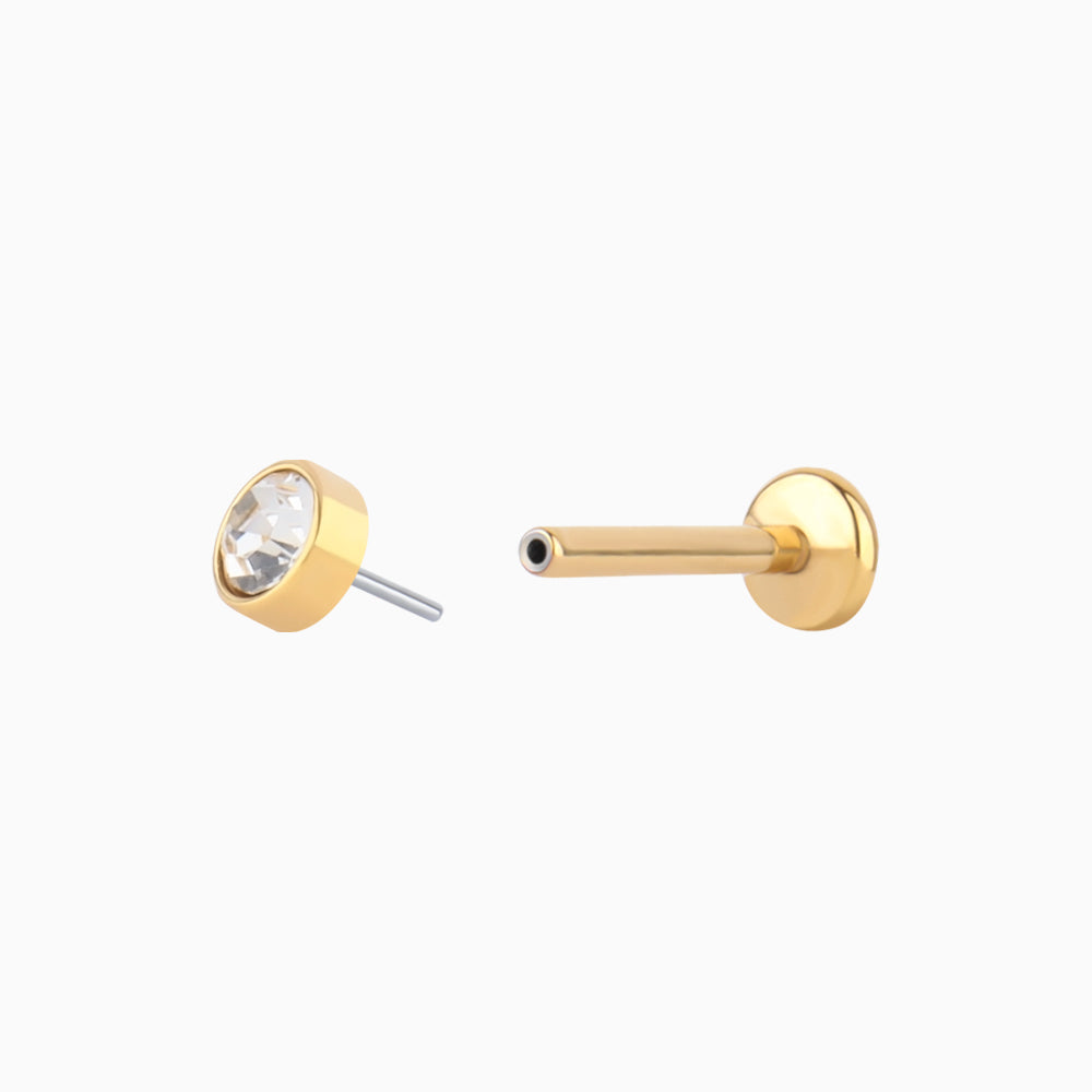 E23m11061 Basic Cylindrical Stud - OhmoJewelry