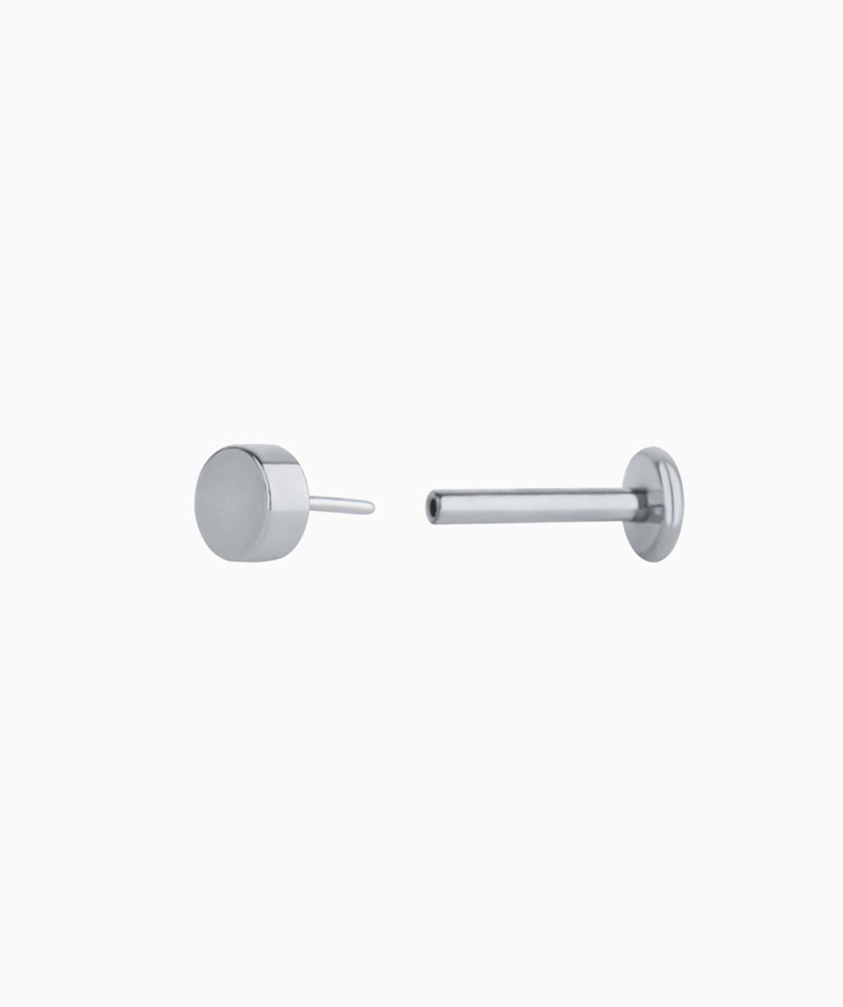Basic Simple Flatback Stud - Stainless Steel - Helix, Forward Helix, Upper Lobe - Oumo Jewelry