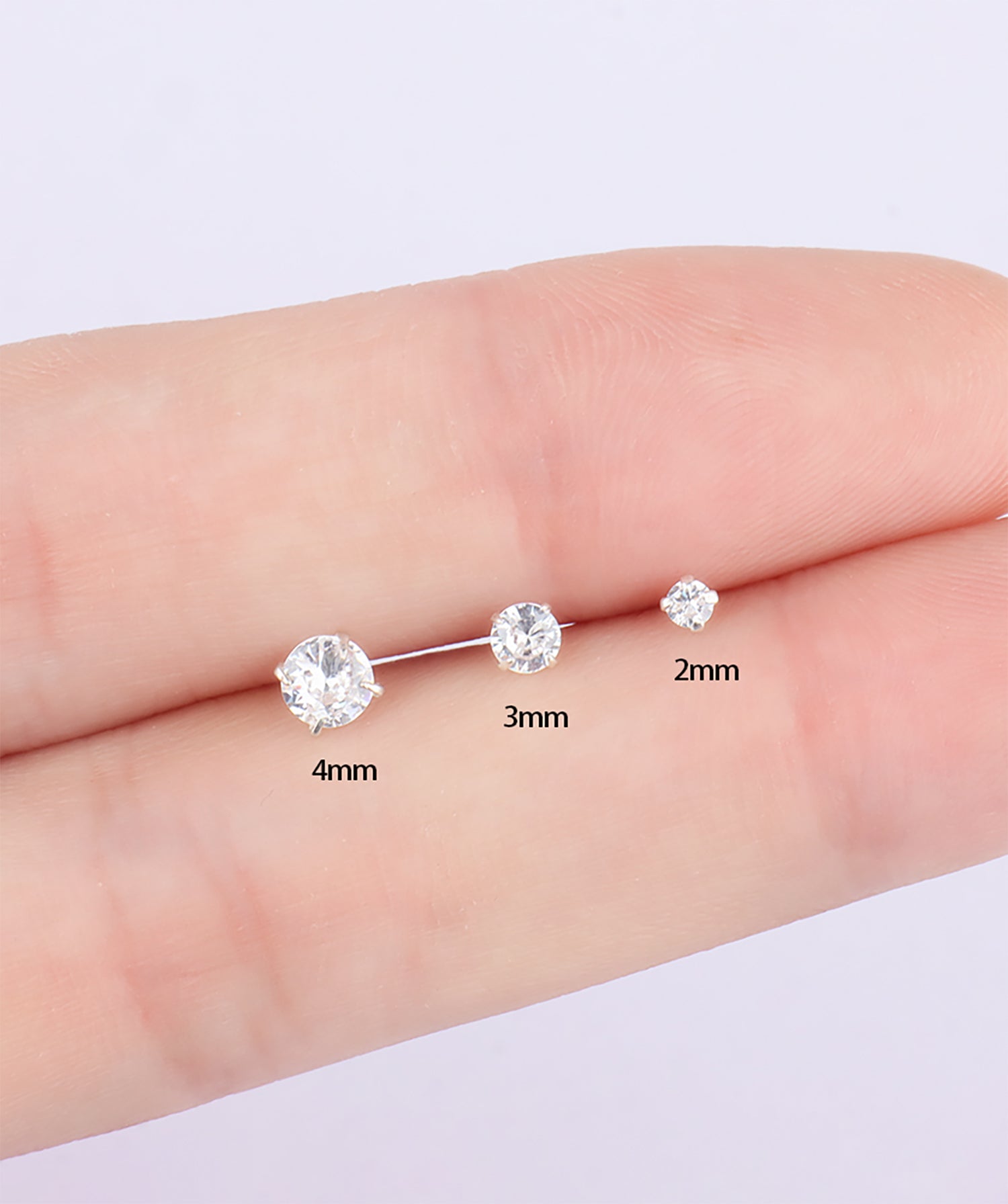 Elegant Shiny Gem Stud