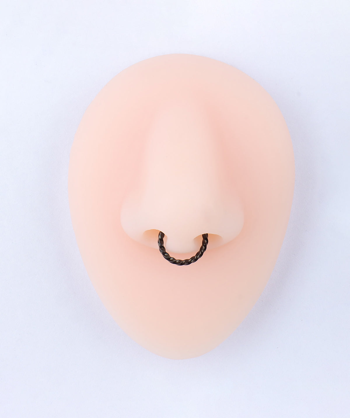 Twist Clicker Hoop - Stainless Steel - Upper Lobe, Helix, Daith - Oumo Jewelry