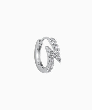 Letter N Hoop - OumoJewelry