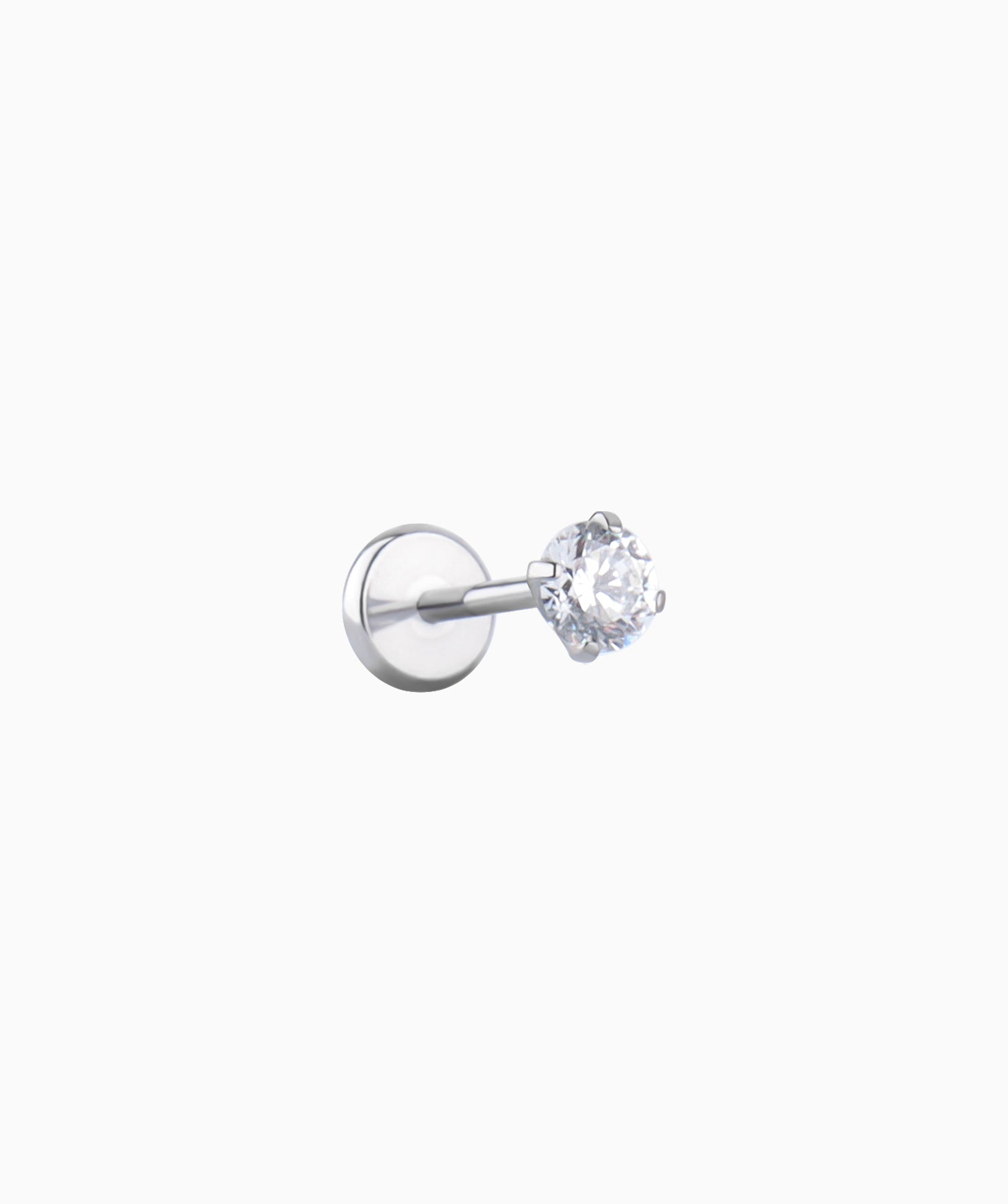 Titanium Gemstones Flatback Stud