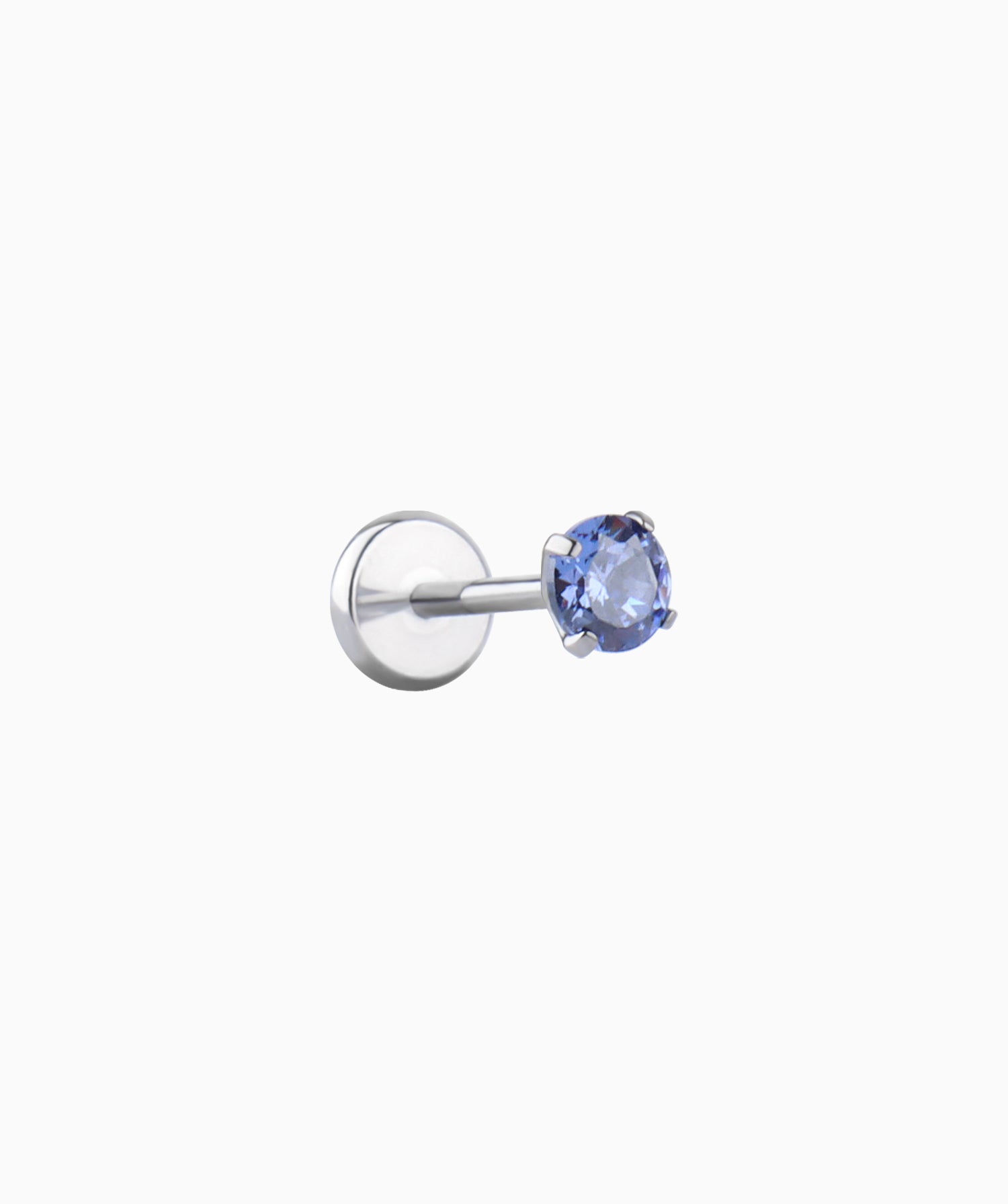 Titanium Gemstones Flatback Stud