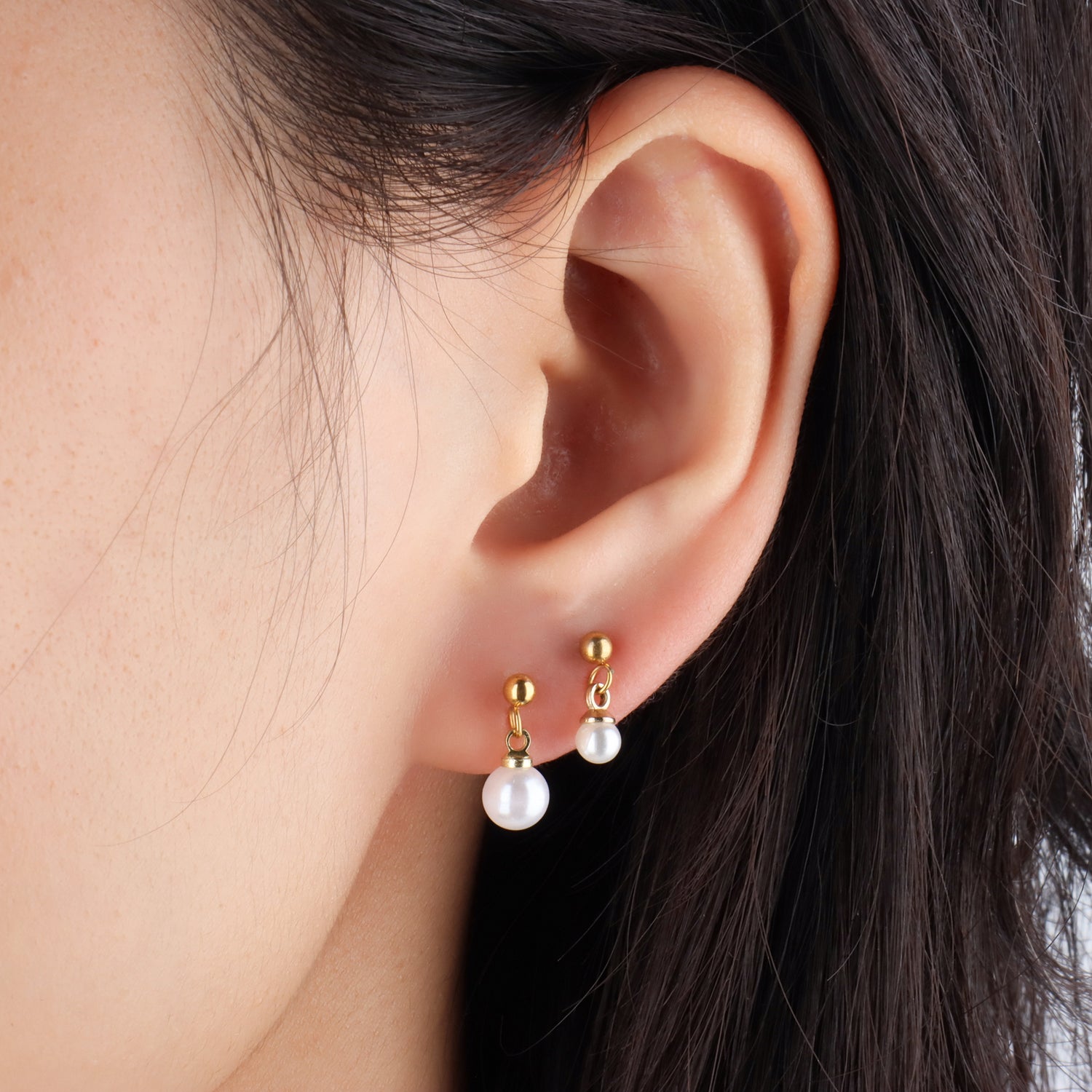 Pearl Drop Earring - OhmoJewelry