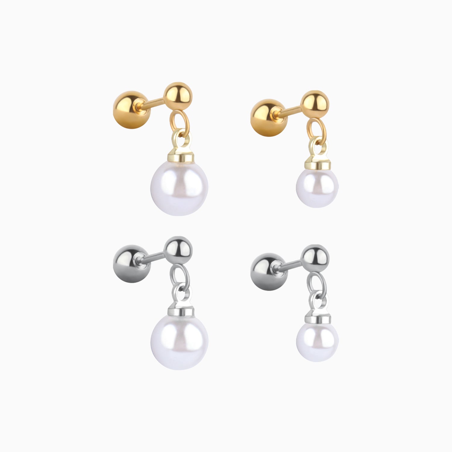 Pearl Drop Earring - OhmoJewelry