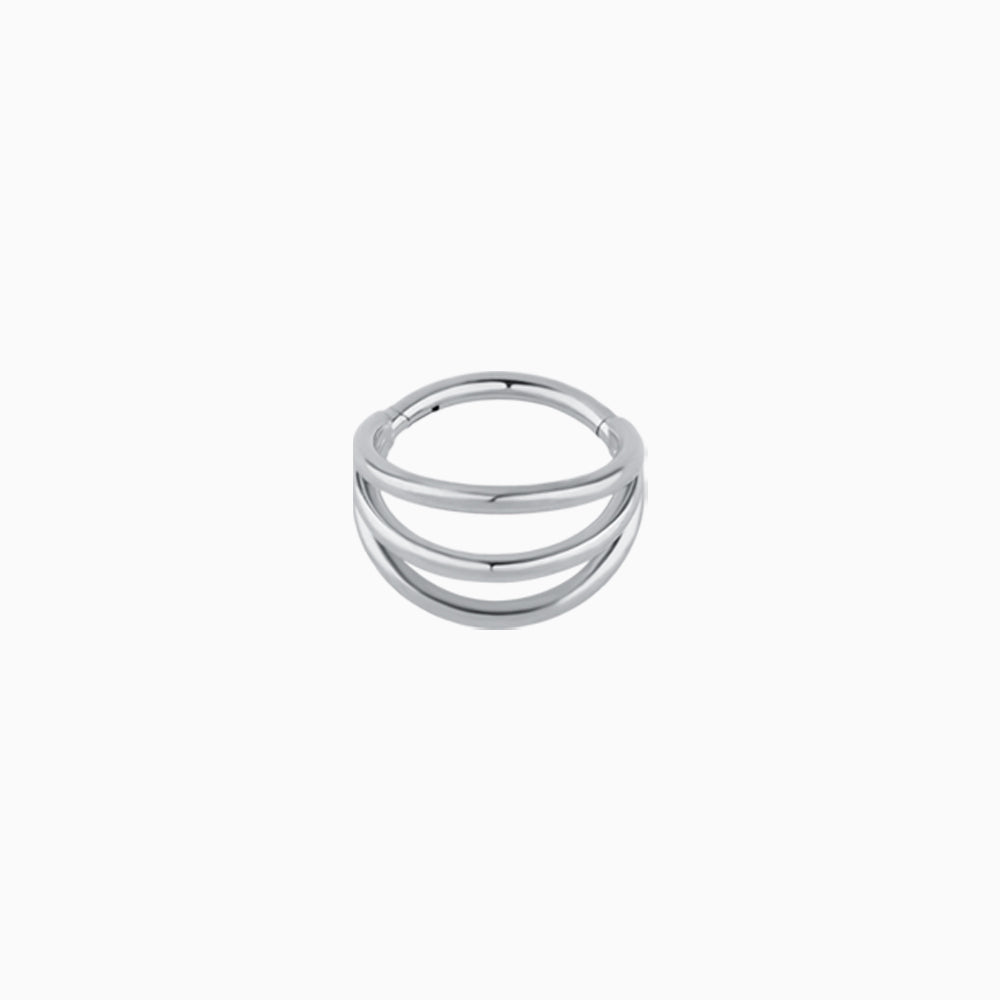 Basic Three Layer Clicker Hoop - OhmoJewelry