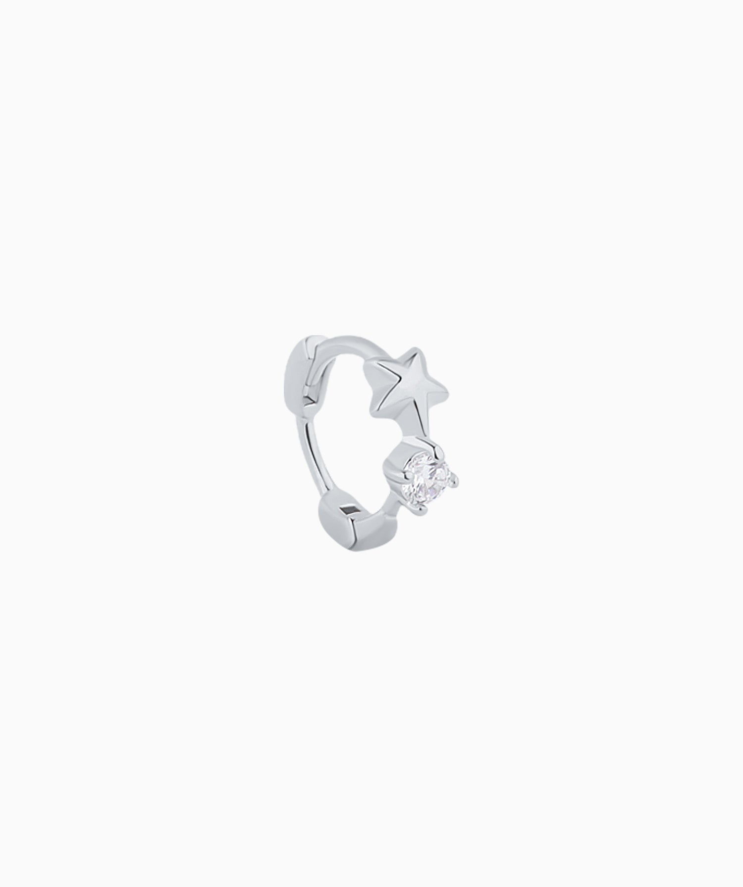 Petite Star Helix Hoop