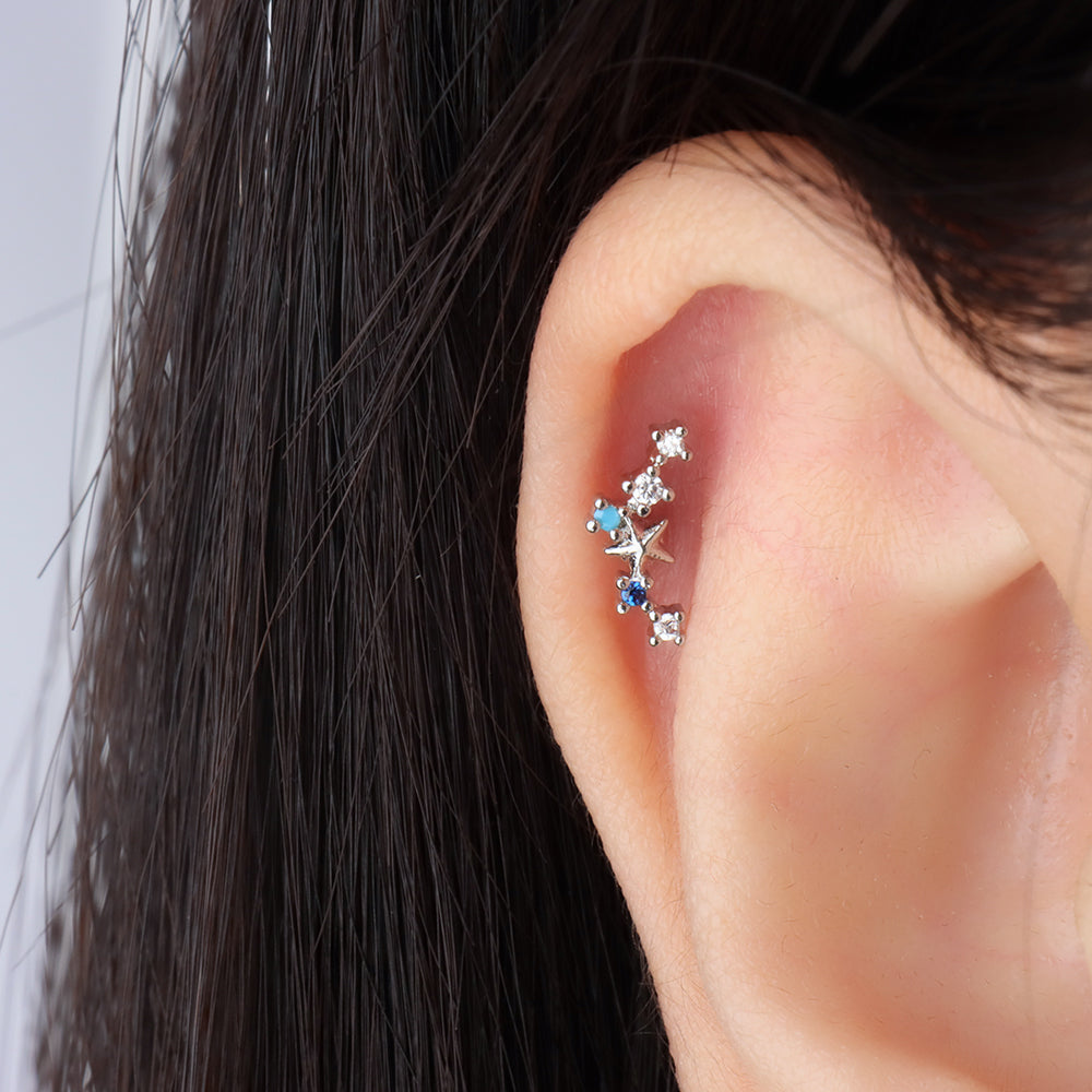 Exquisite Star Stud - OhmoJewelry