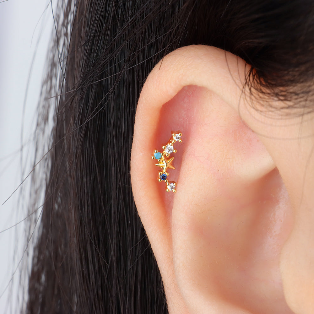 Exquisite Star Stud - OhmoJewelry