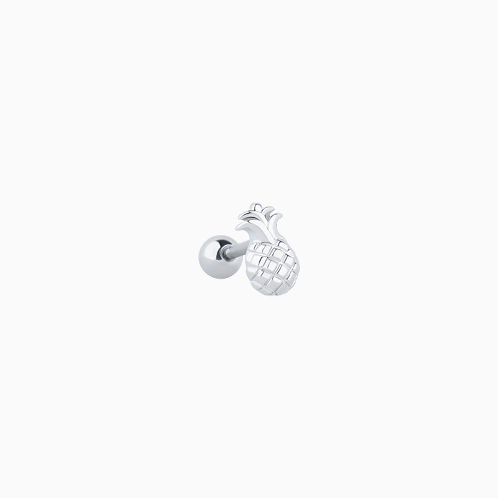 Pineapple Stud - Stainless Steel - Upper Lobe, Helix - Oumo Jewelry